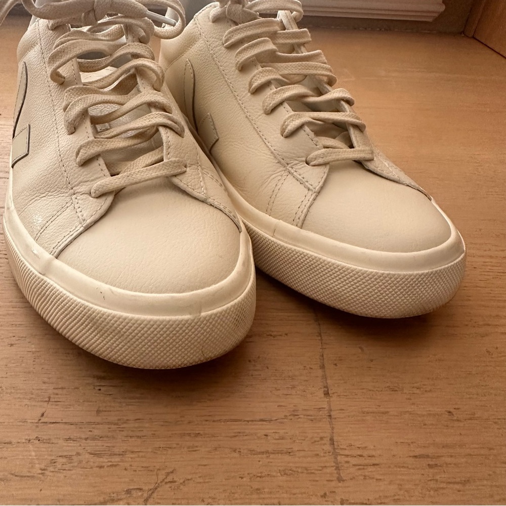 Veja x Mansur Gavriel campo Tan Low-Top Sneakers Sz 9 - Picture 7 of 8